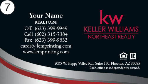 Keller Williams Business Card front 7